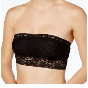 Nwt free people xs bandeau scallop lace bra crop top